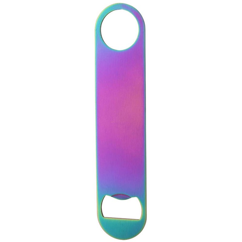 YFS 7" Heavy Duty Stainless Steel Flat Bottle Opener, Simple and Effective Beer Openers - Image 1